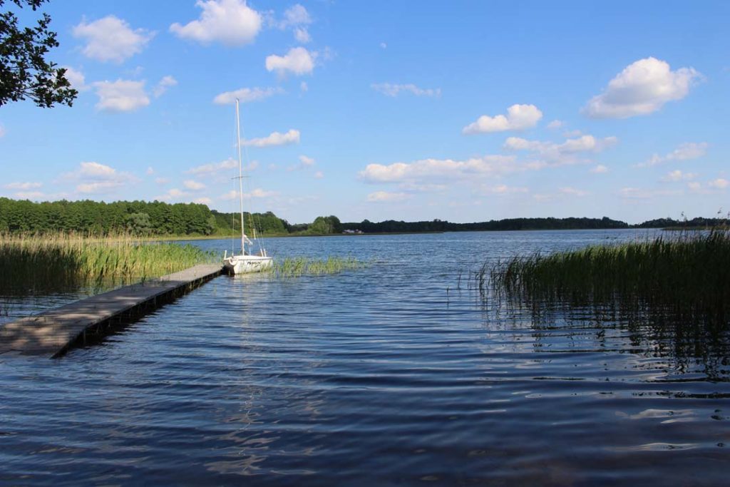 Nad Jeziorem Niedzięgiel od strony Skorzęcina Rybakówki